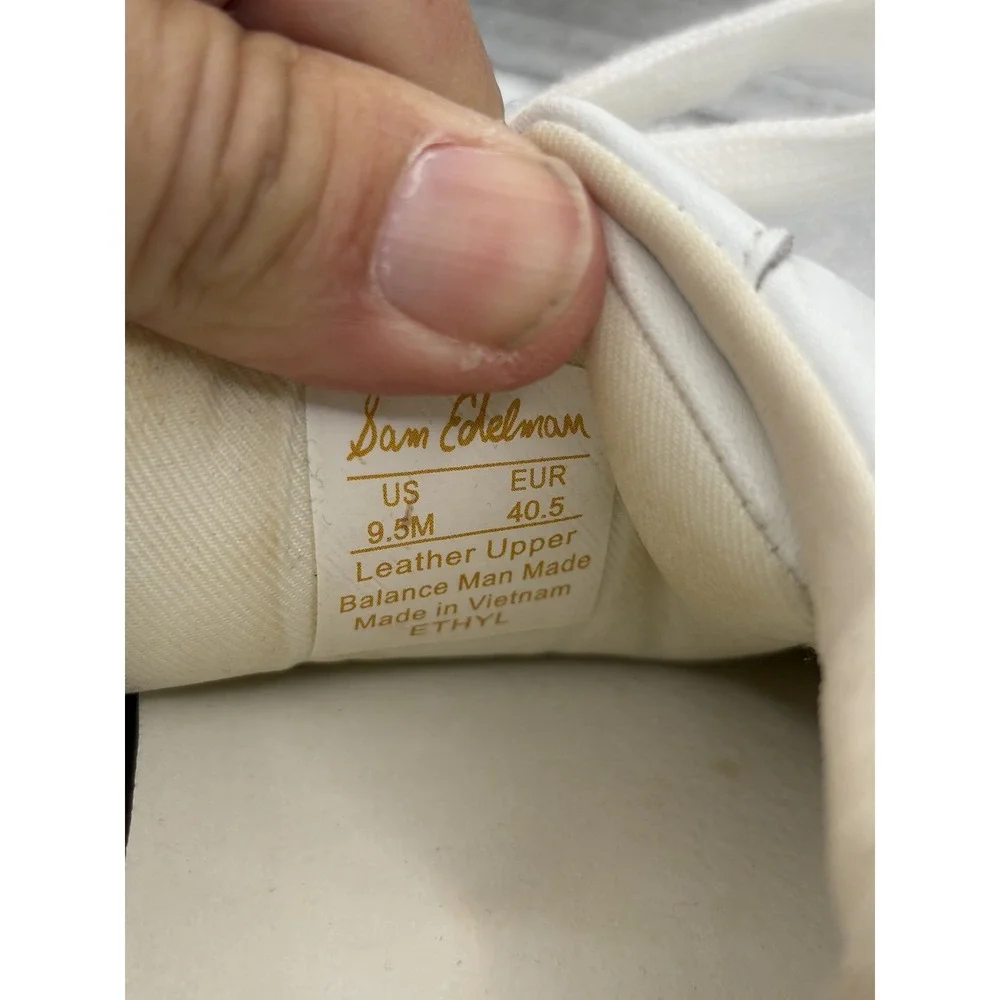 Sam Edelman women's White Sneakers size 9.5 CLEAN